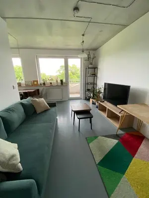 Telewizja i/lub zestaw kina domowego w obiekcie Mieszkanie w stylu Loft
