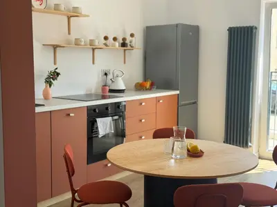 Kuchnia lub aneks kuchenny w obiekcie Kościuszki 4a Comfort Suite