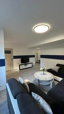 Telewizja i/lub zestaw kina domowego w obiekcie Apartament Nad Potokiem