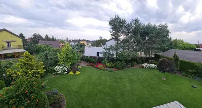 Ogród w obiekcie Apartament Przyjemna Opole