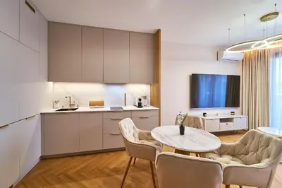 Kuchnia lub aneks kuchenny w obiekcie Polanica Park - LAGUNA - PREMIUM