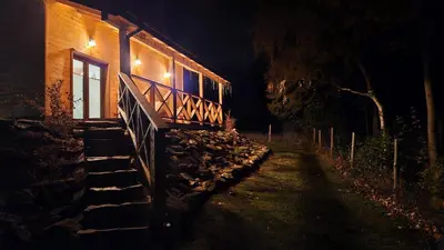 Ogród w obiekcie Bukowe Kletno