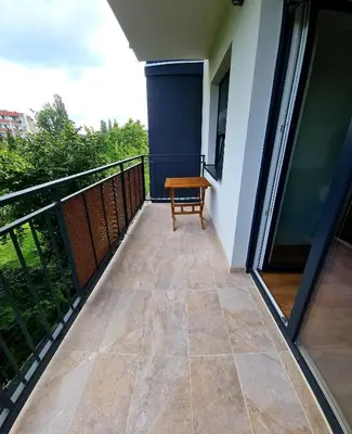 Balkon lub taras w obiekcie PRZENOCUJ - Namysłów