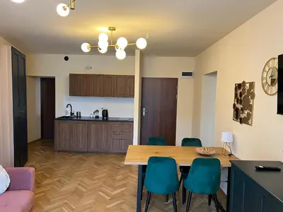Kuchnia lub aneks kuchenny w obiekcie Apartamenty Katedralna Legnica
