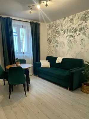 Część wypoczynkowa w obiekcie Apartamenty Katedralna Legnica