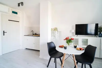 Kuchnia lub aneks kuchenny w obiekcie Apartamenty Katedralna Legnica