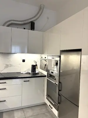 Kuchnia lub aneks kuchenny w obiekcie Apartament Olesno Lux