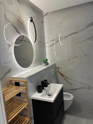 Łazienka w obiekcie Apartament Olesno Lux
