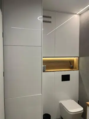 Łazienka w obiekcie Apartament Browary Wrocławskie Prywatny Parking Siłownia
