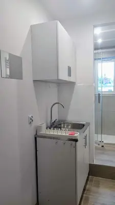 Kuchnia lub aneks kuchenny w obiekcie Apartament Wysoka 580 z prywatną łazienką