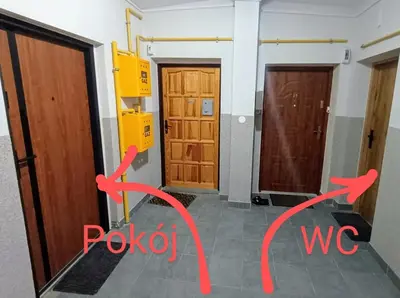 Plan piętra w obiekcie Apartament Wysoka 580 z prywatną łazienką