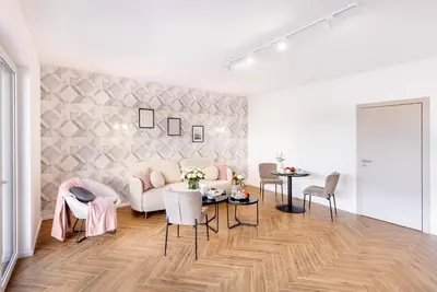 Część wypoczynkowa w obiekcie Apart House A4 Wrocław