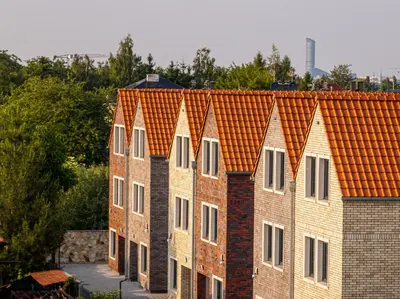 Budynek, w którym mieści się apartament