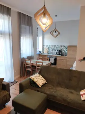 Część wypoczynkowa w obiekcie Apartament 103