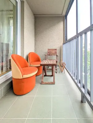 Część wypoczynkowa w obiekcie Pochyła Green Haven Apartment by BookingHost