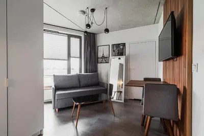 Telewizja i/lub zestaw kina domowego w obiekcie RentPlanet - Studio Legnicka