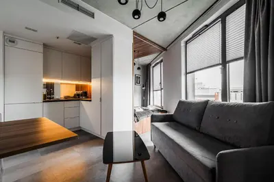 Kuchnia lub aneks kuchenny w obiekcie RentPlanet - Studio Legnicka
