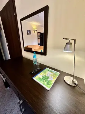 Telewizja i/lub zestaw kina domowego w obiekcie Hotel Pod Dębami