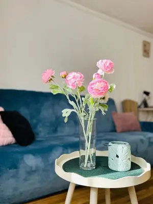 Część wypoczynkowa w obiekcie Duży apartament z kuchnią i łazienką w centrum Namysłowa