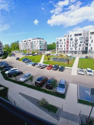 Budynek, w którym mieści się apartament