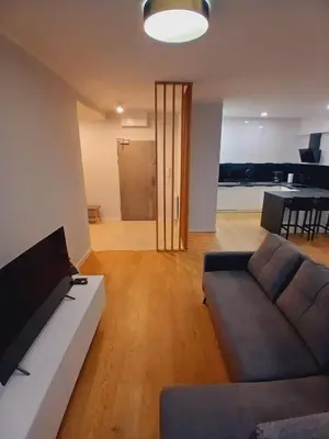 Kuchnia lub aneks kuchenny w obiekcie Słoneczny Apartament