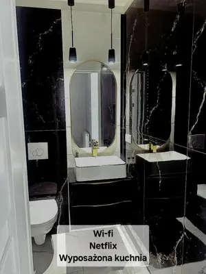 Łazienka w obiekcie Apartament Gold - Góry Sowie - Głuszyca