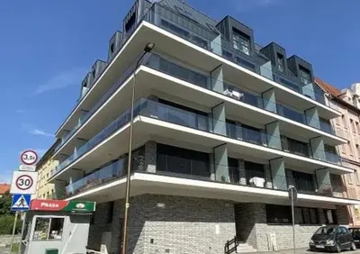 Budynek, w którym mieści się apartament
