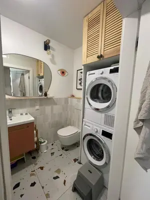 Łazienka w obiekcie Villa Roma Apartament z parkingiem, zabawkami, kawą Wrocław