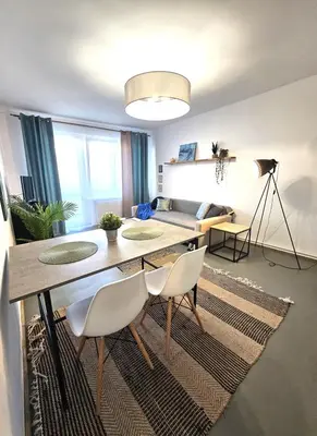Część wypoczynkowa w obiekcie Tabago Studio 36 Brzeg Chopina