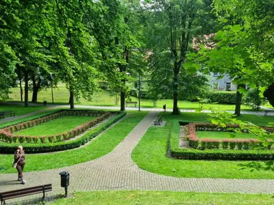 Ogród w obiekcie JEDLINA Park