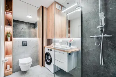 Łazienka w obiekcie Rent Invest - Braniborska Apartament Parking Klimatyzacja