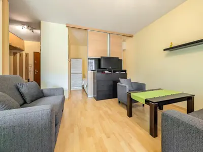 Kuchnia lub aneks kuchenny w obiekcie Mosiężna Przystań Homely Apartment by BookingHost