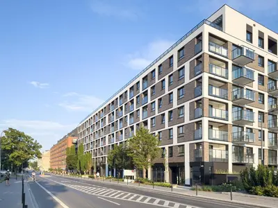 Budynek, w którym mieści się apartament