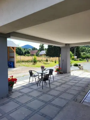 Widok na góry z tego apartamentu