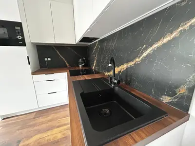 Kuchnia lub aneks kuchenny w obiekcie Loft Apartments Bielawa 