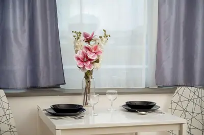 Plan piętra w obiekcie Bright Studio with Air Conditioning and Parking by Noclegi Renters