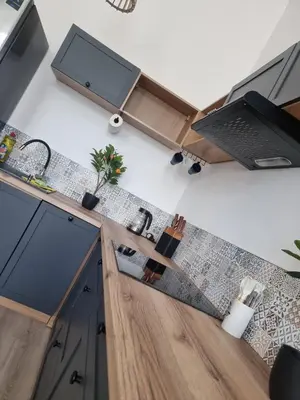 Kuchnia lub aneks kuchenny w obiekcie Apartament Kościelna