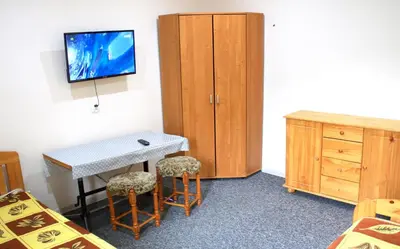 Telewizja i/lub zestaw kina domowego w obiekcie Zielona Dolina