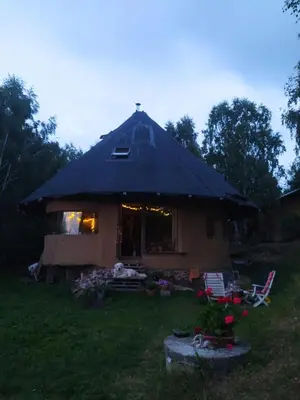 Ogród w obiekcie Okrągła Chata