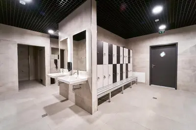 Łazienka w obiekcie Polanica Park - LAGUNA - PREMIUM 3 -BURGUNDOWY