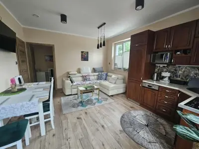 Kuchnia lub aneks kuchenny w obiekcie Apartamenty iGrażka