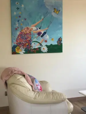 Część wypoczynkowa w obiekcie Apartamenty iGrażka