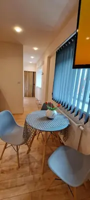 Telewizja i/lub zestaw kina domowego w obiekcie Apartament Alcatraz parter 40m