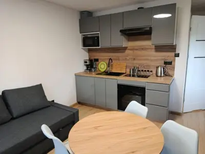 Kuchnia lub aneks kuchenny w obiekcie Apartament Centrum