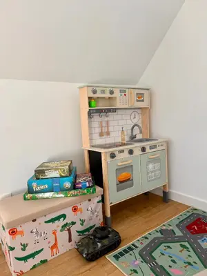 Kuchnia lub aneks kuchenny w obiekcie Apartament u Kuby z kącikiem zabaw