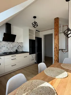 Kuchnia lub aneks kuchenny w obiekcie Apartament u Kuby z kącikiem zabaw