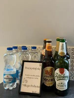 Napoje w obiekcie Apartament u Kuby z kącikiem zabaw