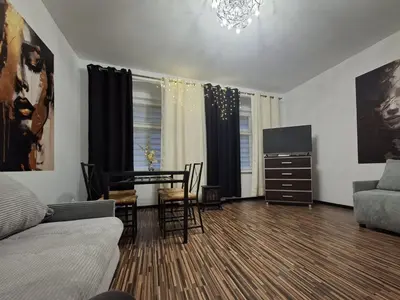 Część wypoczynkowa w obiekcie Apartament Antracyt