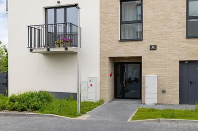 Budynek, w którym mieści się apartament