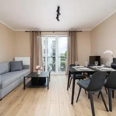 Apartment Gliwice near PreZero Arena with Parking&Balcony by Noclegi Renters